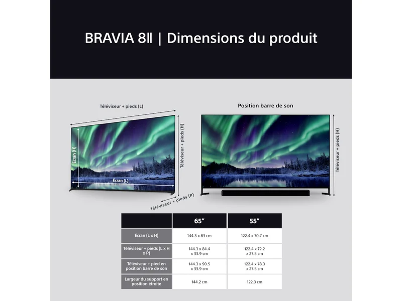 SONY 55 BRAVIA 8 II (K-55XR8M2)