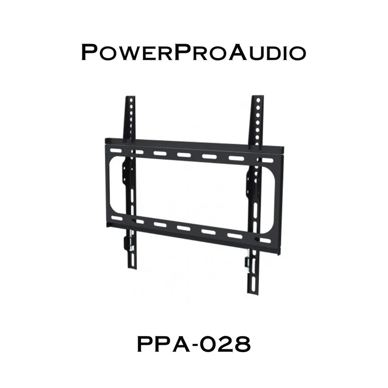 PowerProAudio PPA-028 | Support mural fixe pour téléviseur de 32" à 55"
