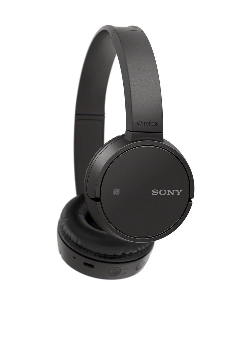 Sony MDR-ZX220BT - Headphones with mic - on-ear - wireless - Bluetooth - NFC - black