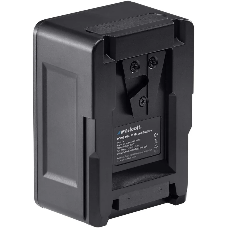 Westcott MV95 Mini V-Mount 14.8v Lithium-ion Battery (95Wh) & Charger Kit
