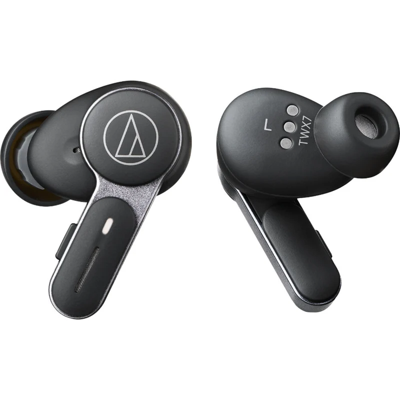 Audio-Technica Consumer ATH-TWX7 Noise-Canceling True Wireless Earbuds (Black)