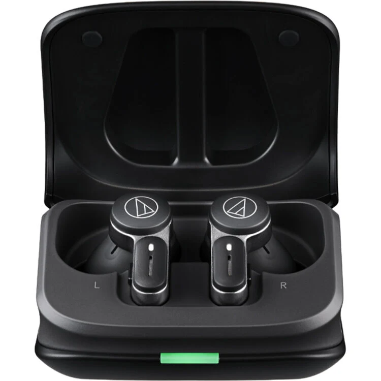 Audio-Technica Consumer ATH-TWX7 Noise-Canceling True Wireless Earbuds (Black)