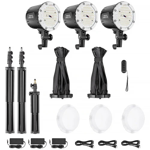 Westcott U60-B Bi-Color Led 3-Light Softbox Kit