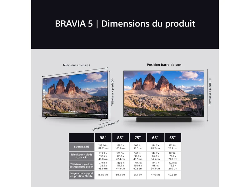 SONY 75 BRAVIA 5 (K-75XR59)