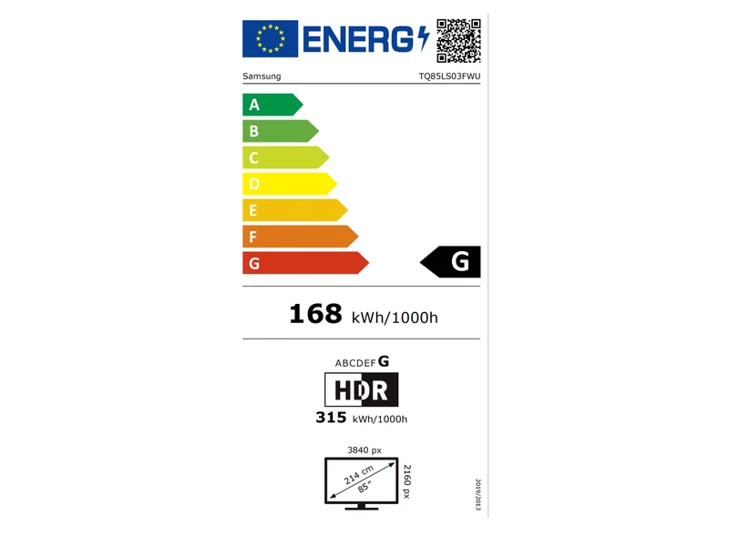 SAMSUNG TQ85LS03FW The Frame Pro 2025