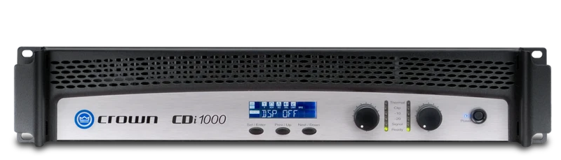 Crown CDI 1000 - Amplificateur de puissance commercial 2 x 500W 4 Ohms, 2 x 500W 70V