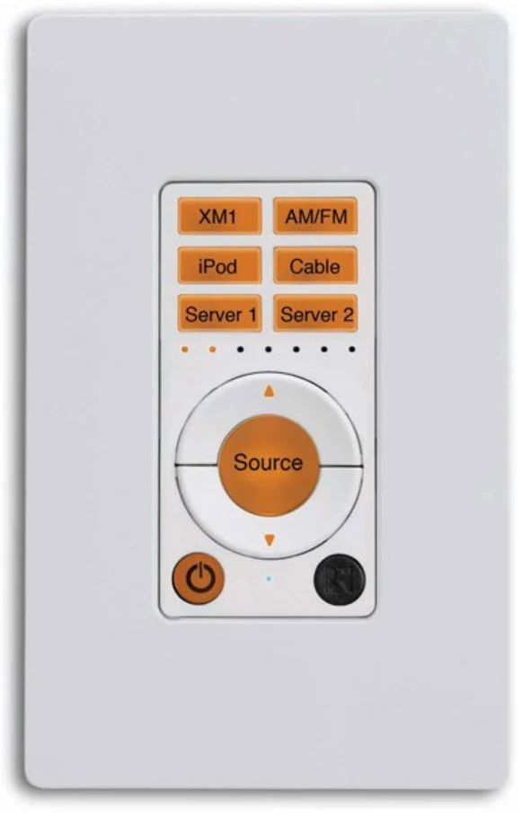 Russound CAA66K - Amplificateur source multi-pièces 20Watts/C, 6 RCA, 6 enceintes, 6 KP6