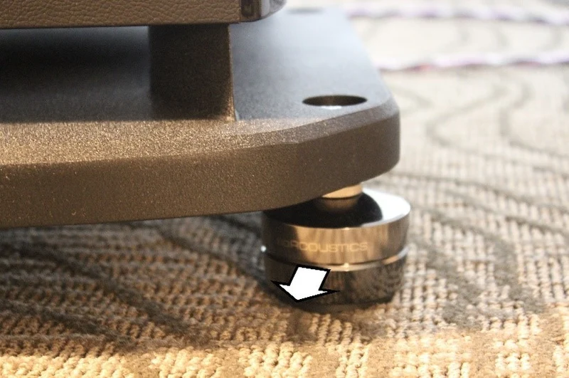 IsoAcoustics GAIA II (4) - Amortisseurs enceinte moins de 120 lb