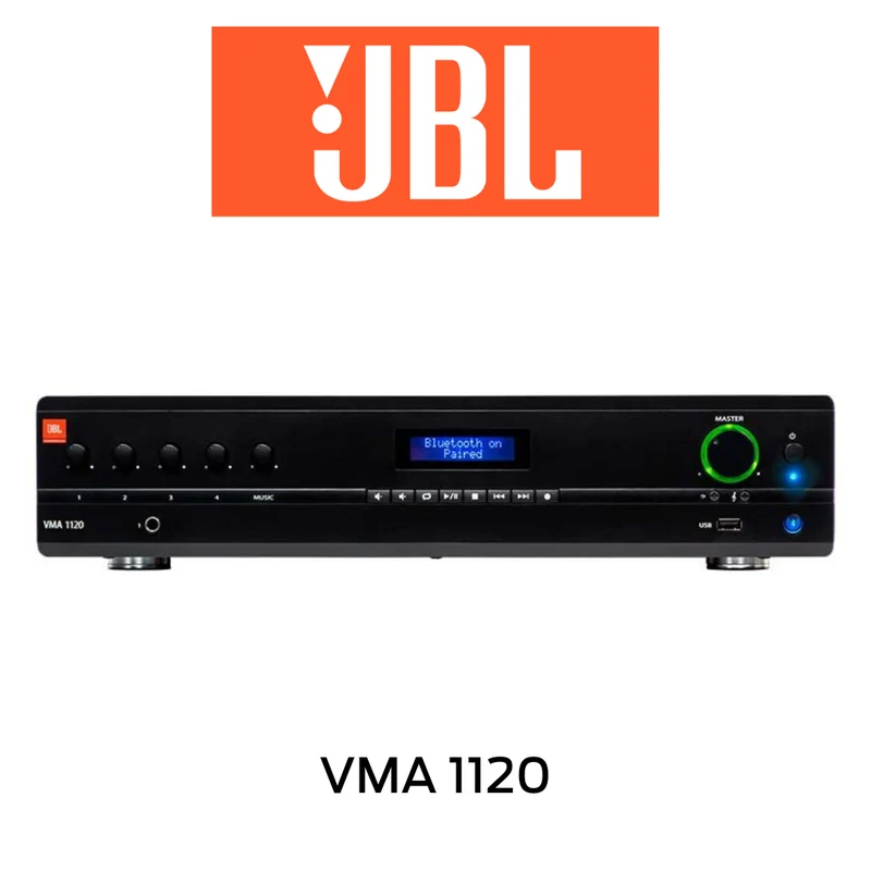 JBL VMA 1120 - Amplificateur avec une fonctionnalité basse impédance (4Ω, 8Ω) de 70V et 100V