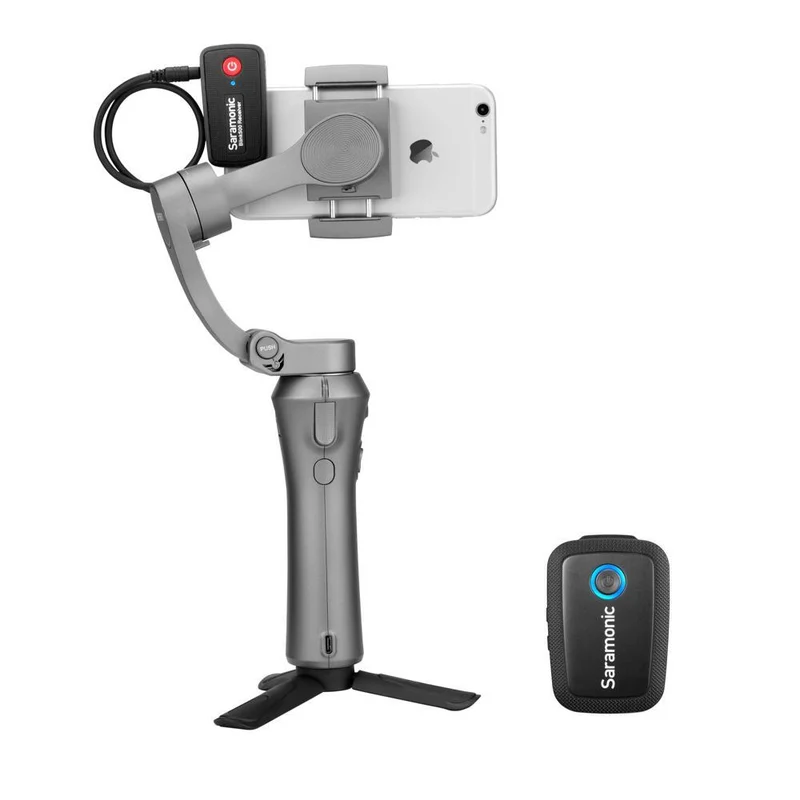 Saramonic Blink 500 Digital Camera-Mount Wireless Omni Lavalier Microphone System (2.4 GHz) Black 2 Transmitters + 2 Lav mics USB Type-C