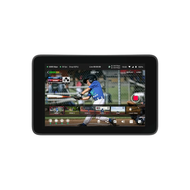 YoloLiv YoloBox Ultra Portable Multicamera Encoder/Streamer, Switcher/Monitor & Recorder