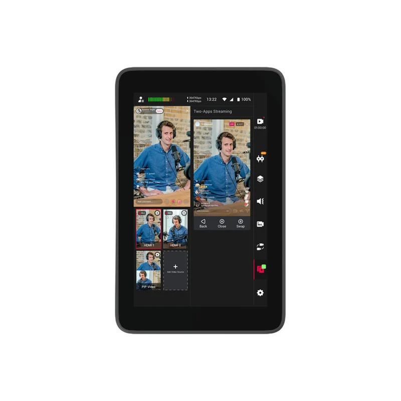 YoloLiv YoloBox Ultra Portable Multicamera Encoder/Streamer, Switcher/Monitor & Recorder