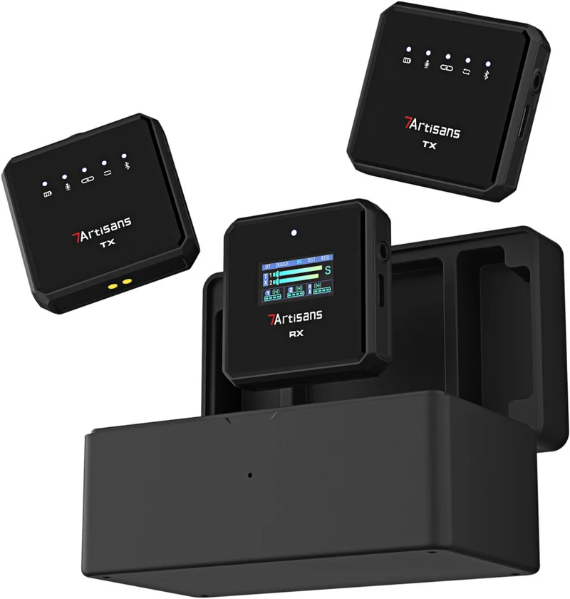 7Artisans DMic-S microphone (one receiver + two transmitters)