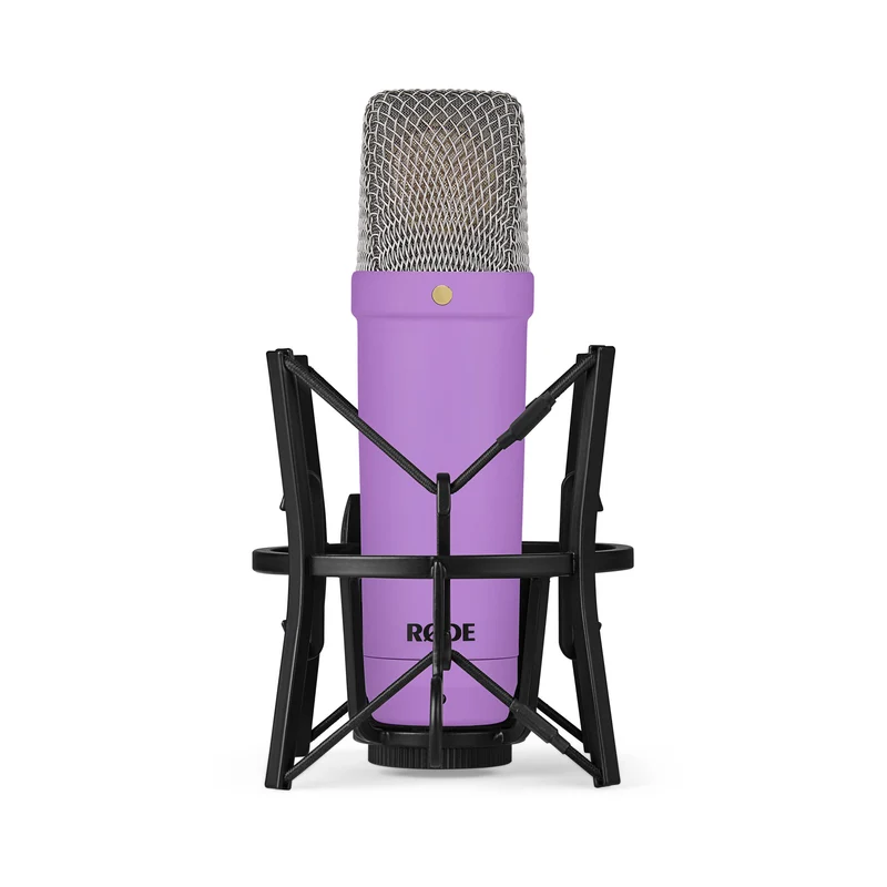 RODE NT1 Signature Series Large-Diaphragm Condenser Microphone (Purple)