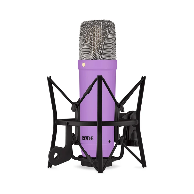 RODE NT1 Signature Series Large-Diaphragm Condenser Microphone (Purple)