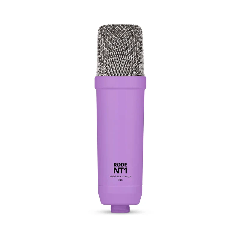 RODE NT1 Signature Series Large-Diaphragm Condenser Microphone (Purple)