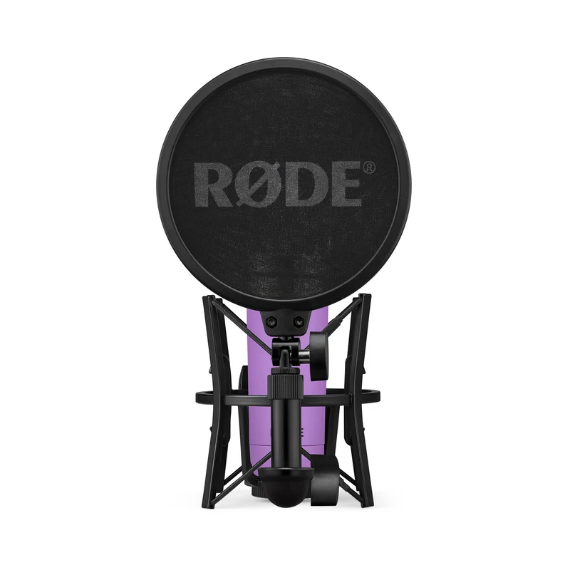 RODE NT1 Signature Series Large-Diaphragm Condenser Microphone (Purple)