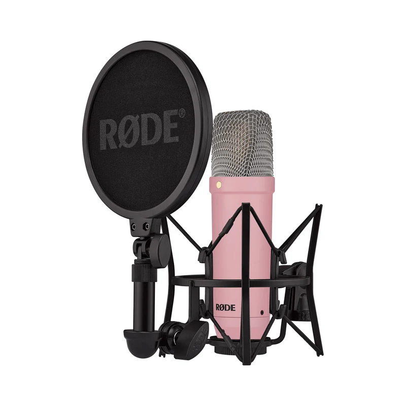 RODE NT1 Signature Series Large-Diaphragm Condenser Microphone (Pink)