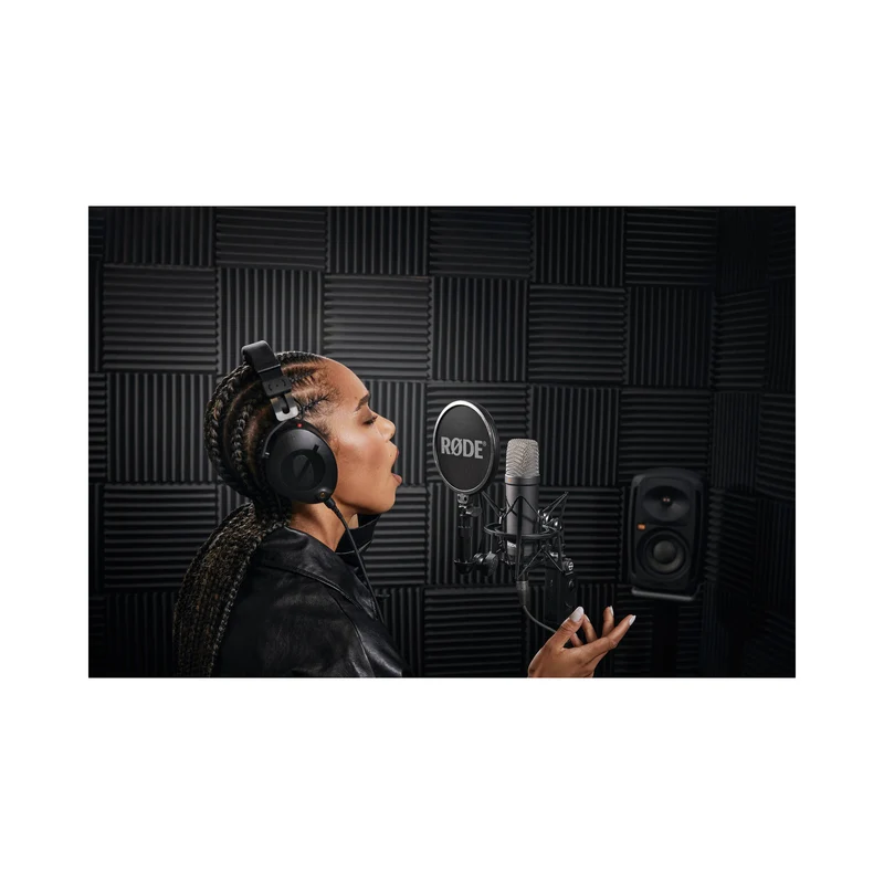 RODE NT1 Signature Series Large-Diaphragm Condenser Microphone (Black)