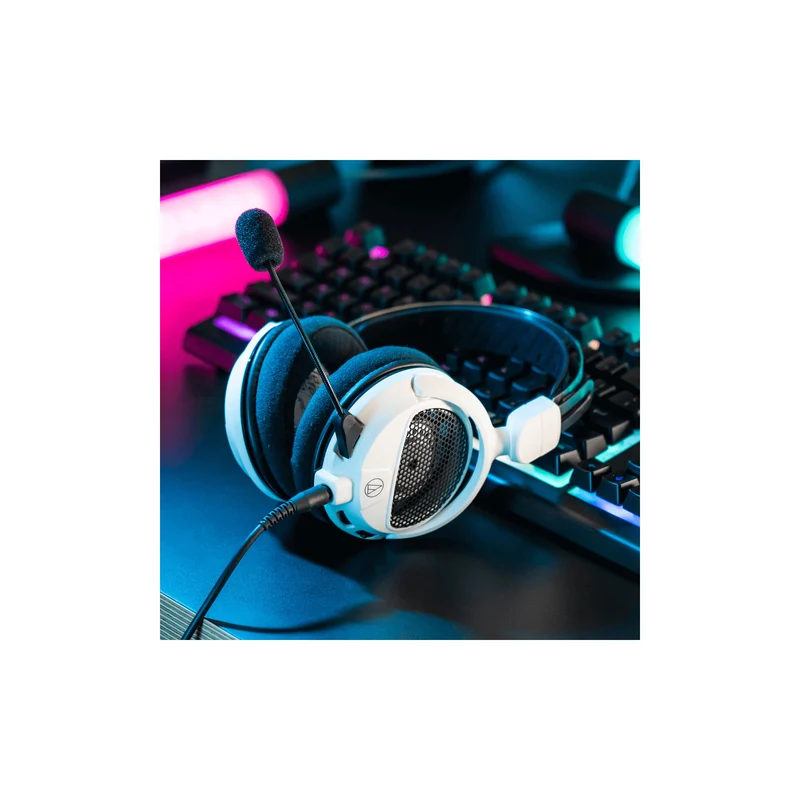 Audio-Technica Consumer ATH-GDL3 Open-Back Over-Ear Gaming Headset (White)