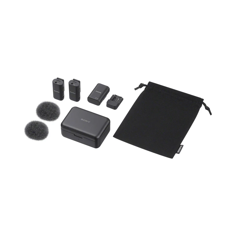 Sony ECM-W3 2-Person Wireless Microphone System with Multi Interface Shoe