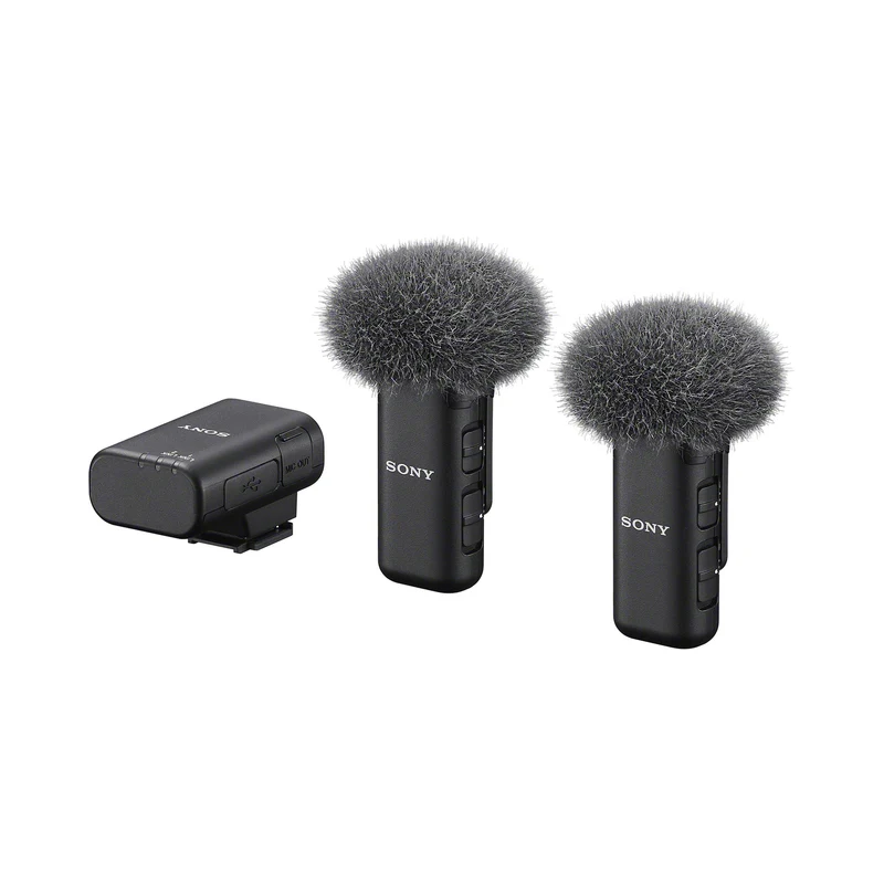 Sony ECM-W3 2-Person Wireless Microphone System with Multi Interface Shoe
