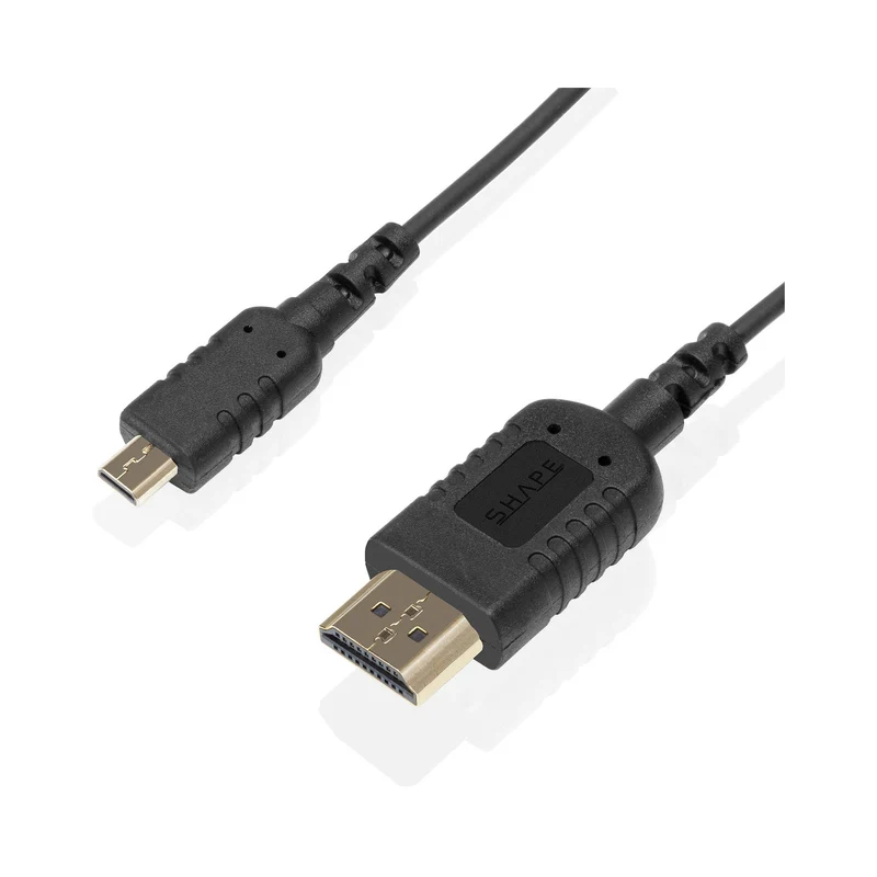 SHAPE Skinny HDMI to Micro HDMI 8K Ultra High-Speed Cable (18")