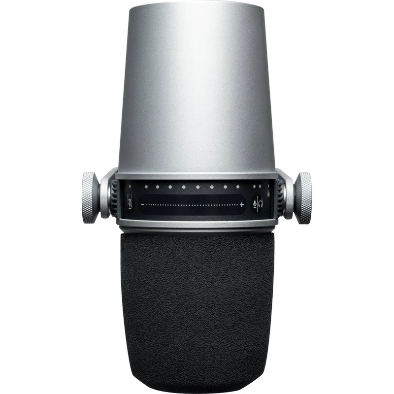 Shure Silver Podcasting Microphone w/USB-A & USB-C Cables