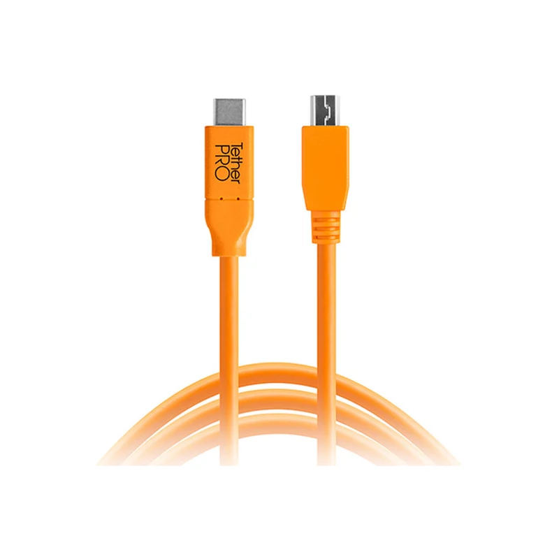 TetherPro USB-C to Micro-B5 15' ORG