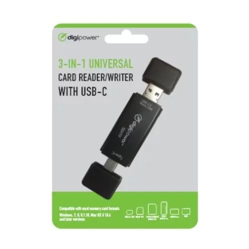 Digipower 3IN1 Card Reader for SD MircoSD