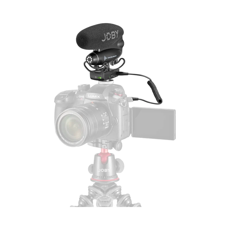 JOBY Wavo PRO Hybrid Analog/USB Camera-Mount Shotgun Microphone