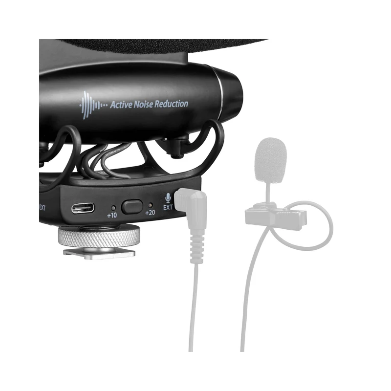 JOBY Wavo PRO Hybrid Analog/USB Camera-Mount Shotgun Microphone