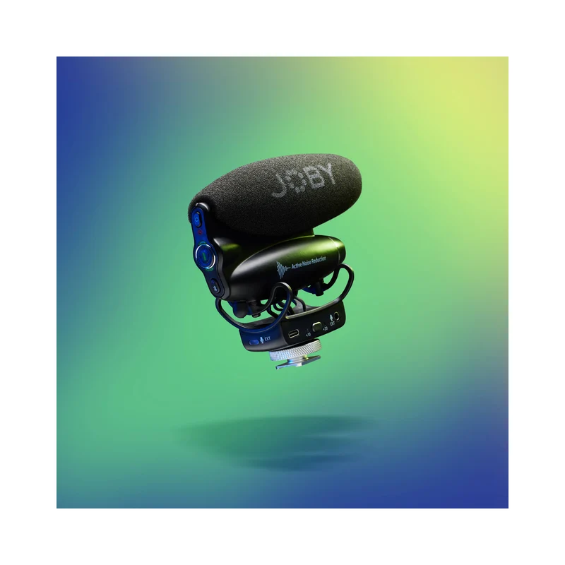 JOBY Wavo PRO Hybrid Analog/USB Camera-Mount Shotgun Microphone