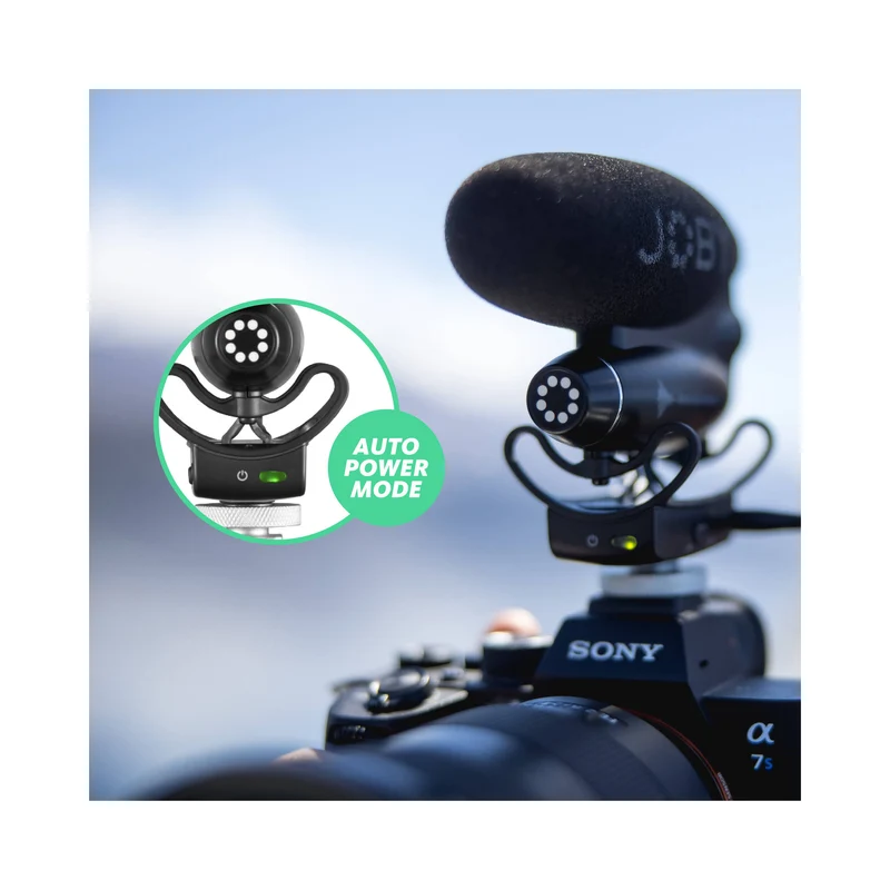 JOBY Wavo PRO Hybrid Analog/USB Camera-Mount Shotgun Microphone