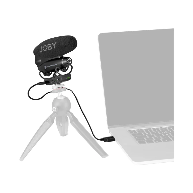 JOBY Wavo PRO Hybrid Analog/USB Camera-Mount Shotgun Microphone