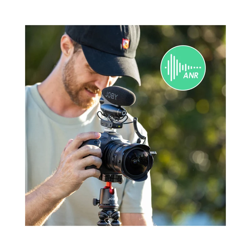JOBY Wavo PRO Hybrid Analog/USB Camera-Mount Shotgun Microphone