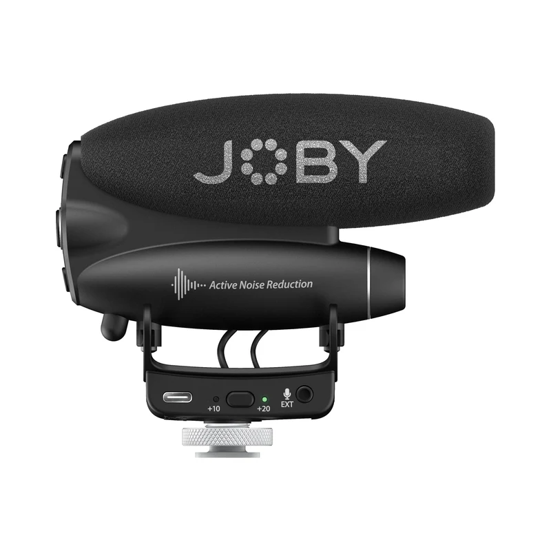 JOBY Wavo PRO Hybrid Analog/USB Camera-Mount Shotgun Microphone