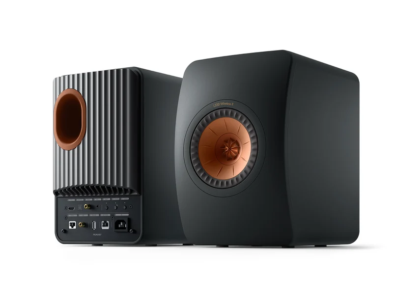 KEF LS50 WIRELESS II - Haut-parleurs sans-fil amplifié 2 X 280Watts +2 X100Watts Classe A/B