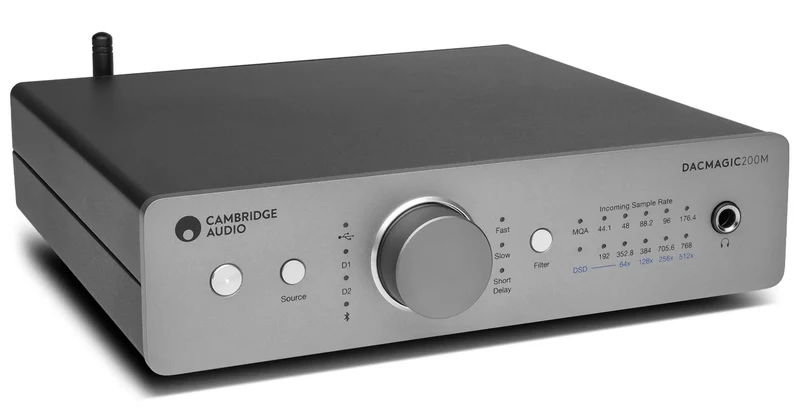 Cambridge Audio DacMagic 200M - DAC puissant 32 bits/768kHz doté d'une amplification de casque