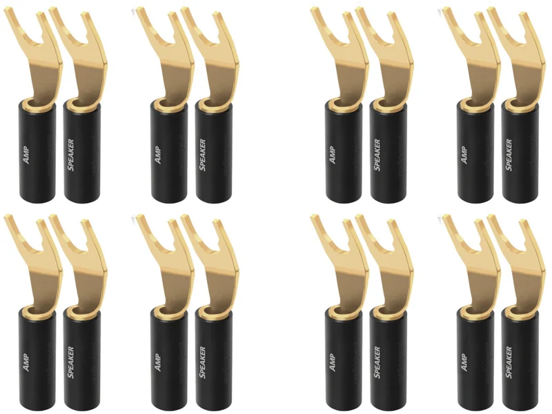 AUDIOQUEST Série 100 Fourches (lot de 8)