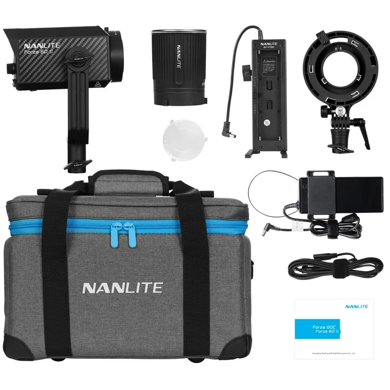 Nanlite Forza 60 II LED Daylight Spot Light 3 KIT