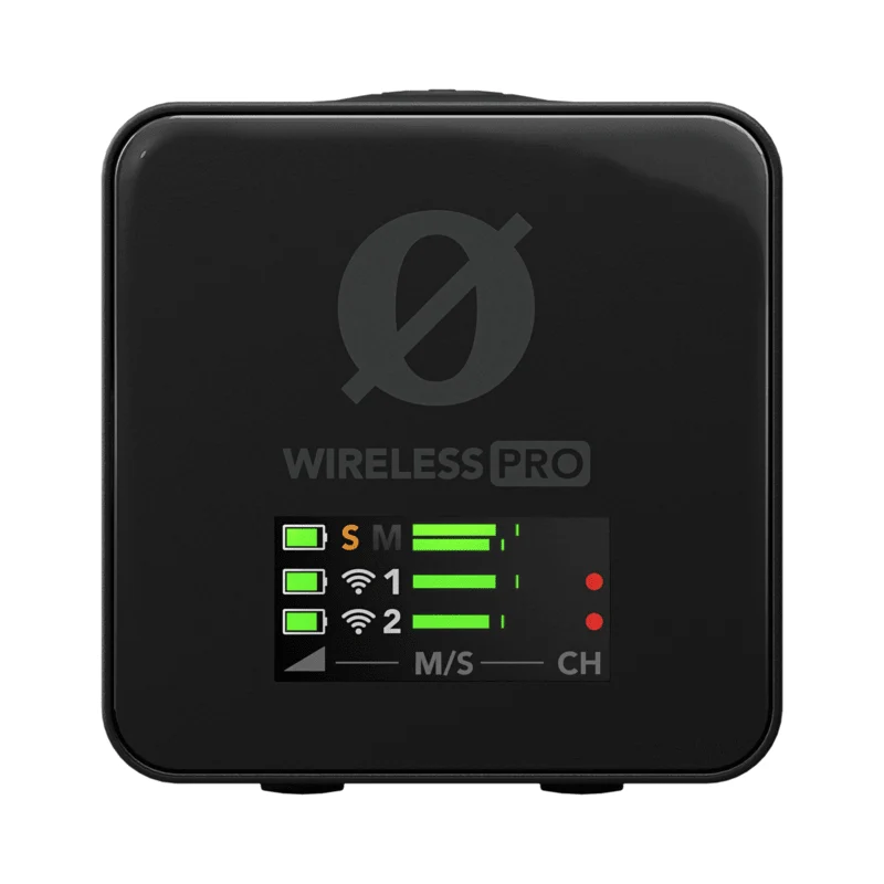 RODE Wireless PRO 2-Person Clip-On Wireless Microphone System/Recorder with Lavaliers (2.4 GHz)