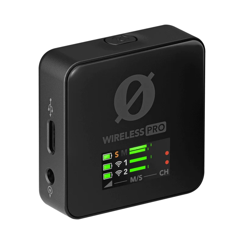 RODE Wireless PRO 2-Person Clip-On Wireless Microphone System/Recorder with Lavaliers (2.4 GHz)