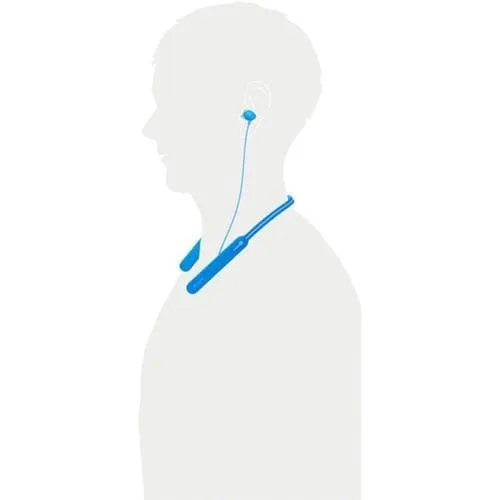 Sony WI-C400 - Earphones with mic - in-ear - behind-the-neck mount - Bluetooth - wireless - NFC