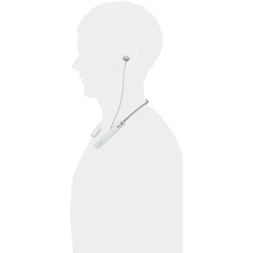 Sony WI-C400 - Earphones with mic - in-ear - behind-the-neck mount - Bluetooth - wireless - NFC
