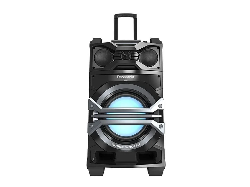 Panasonic Panasonic SC-CMAX5 Portable 3-Way Giant Sound System 1000W, USB/Bluetooth Music Play, Handle and Wheels for Mobility- Black