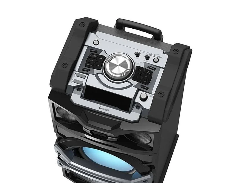 Panasonic Panasonic SC-CMAX5 Portable 3-Way Giant Sound System 1000W, USB/Bluetooth Music Play, Handle and Wheels for Mobility- Black