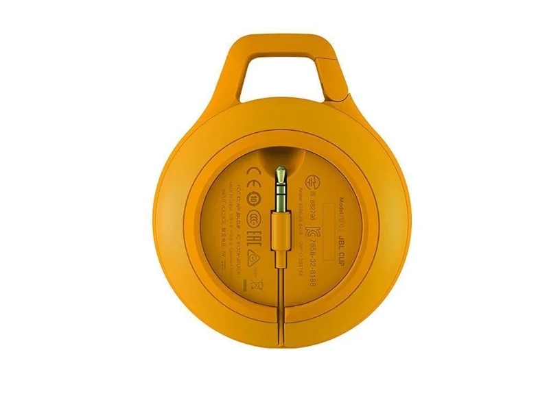 JBL Clip+ Portable Bluetooth Speaker, Yellow