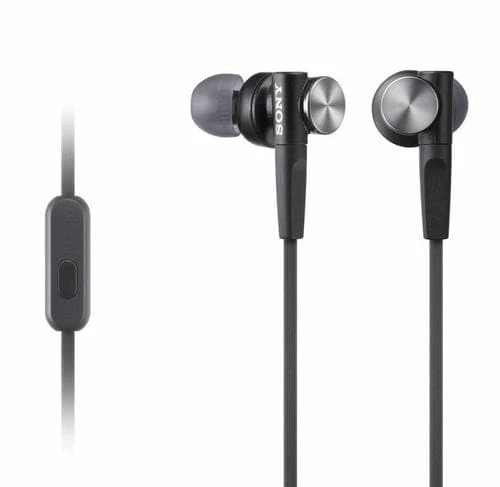 Sony Sony MDR-XB50AP - Earphones with mic - in-ear - 3.5 mm jack Black