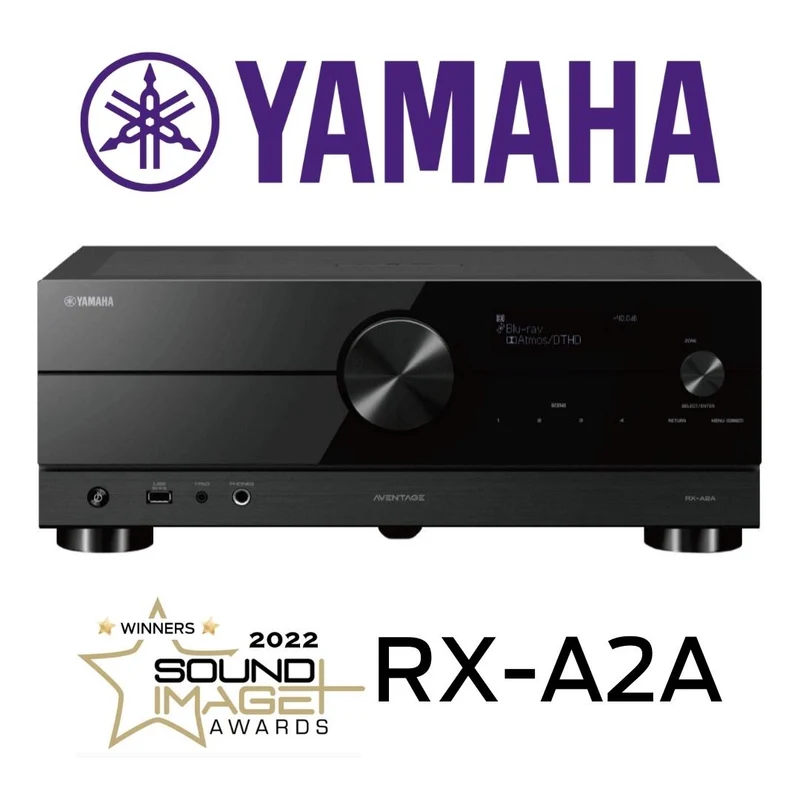 Yamaha RXA2A - Récepteur cinéma maison MusicCast 7.2, 8K, 100W, Dolby Atmos, 4K120